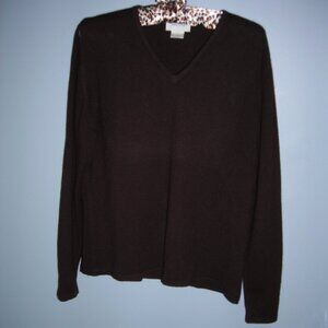 Women's black LS SWEATER by CHICO'S , Size 1